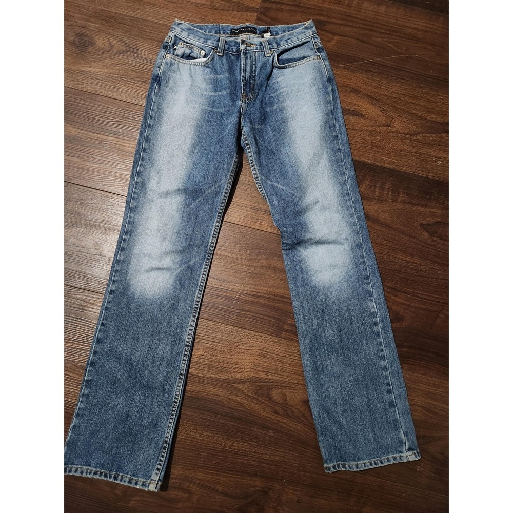 Express Jeans Jeans Womens 5/6L 29x31 Blue‎ Medium Wash Low Rise Bootcut Pants
